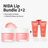 Coffret Soin Lèvres Ultime NIDA (Sérum Lèvres + Masque Lèvres)