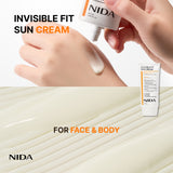 NIDA Invisible Fit Sun Duo (Serum & Cream)